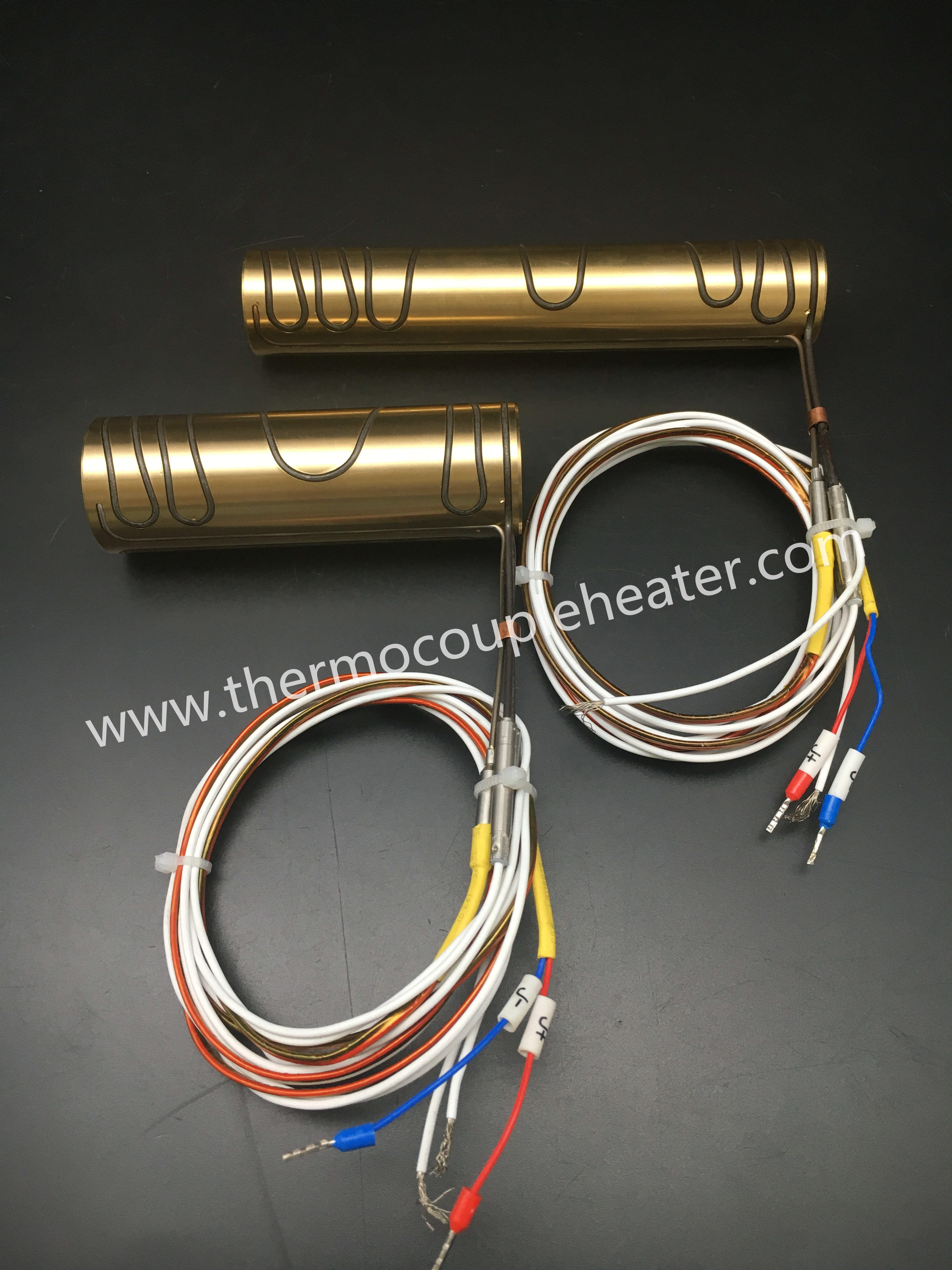Microtubular Resistor Brass Coil Heaters For Plastic Injection Industry