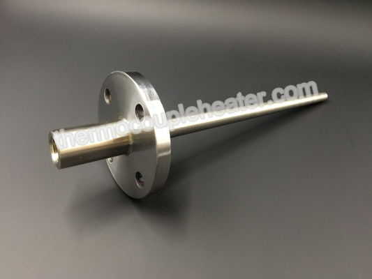 De Beschermingsbuis Thermowell van het roestvrij staalthermokoppel met DN25-Flens