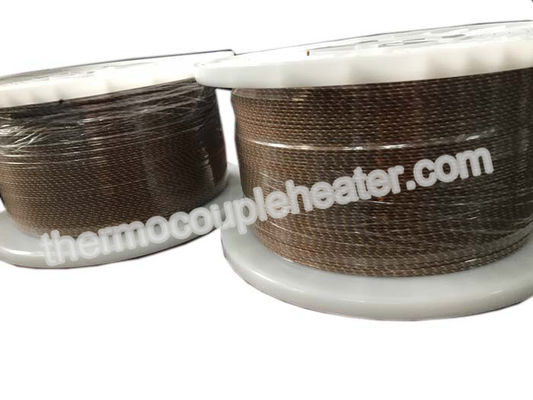 Van de het Thermokoppel de Compenserende Kabel 24AWG van de typek Glasvezel Stevige, Amerikaanse Norm