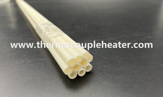De Bestand Alumina Al2O3 Ceramische Buis op hoge temperatuur van de Thermokoppelbescherming