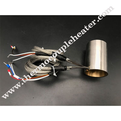 Messing Hot Runner Spring Coil Heater met dubbel verwarmingselement met roestvrijstalen deksel