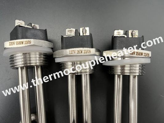 Schroefplug onderdompeling verwarmers roestvrij staal buisvormig verwarmingselement waterverwarmer