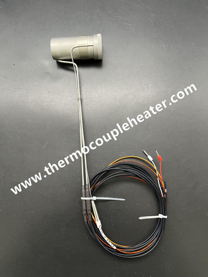 Micro spoelverwarmer met externe thermocouple en moer voor bevestiging