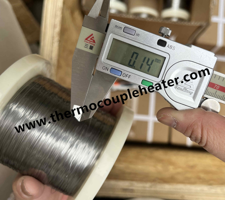 Hoogwerend legeringsdraad 0Cr25Al5 Dunne ronde draad Diameter 0,15 mm 80 Ohm/Meter