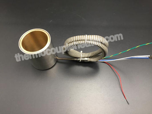 Elektrische de Weerstandsverwarmer van de roestvrij staal Gepantserde Hete Agent met Thermokoppel J