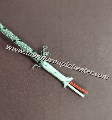 Thermocouple kabel glasvezel geïsoleerd roestvrij staal gevlochten 500M per spoel