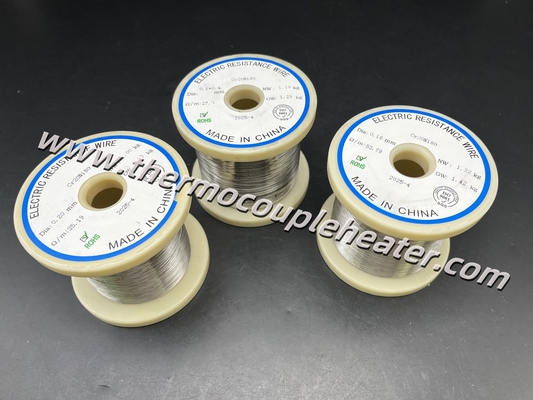 Weerstand legeringsdraad Nichroom Ni80Cr20 Premium verwarmingselementmateriaal