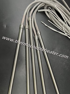 Antivibratie cartridge heater roestvrij staal gevlochten lood bescherming