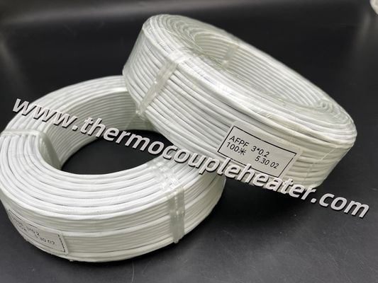 Pt100 RTD verlengkabel met Teflon isolatie en RVS gevlochten afscherming