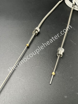 K-type thermocouple met verstelbare compressie-inrichting en aansluiting