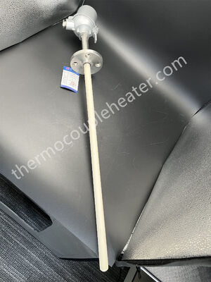 Hoogtemperatuurthermocouples met keramische buizen en koppen in een keramische buis met dubbele bescherming