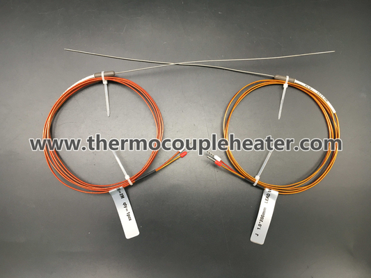 Heet Thermokoppeltype J van de Agentpijp met Kapton-Loodkabel