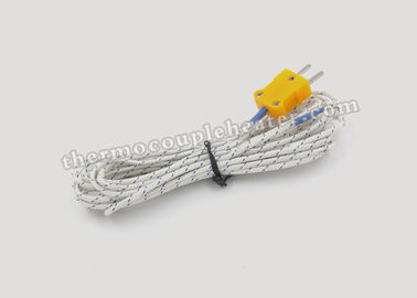 K Type Thermokoppel het Compenseren Kabel met pvc Geïsoleerd Roestvrij staal Gevlecht pvc-Jasje