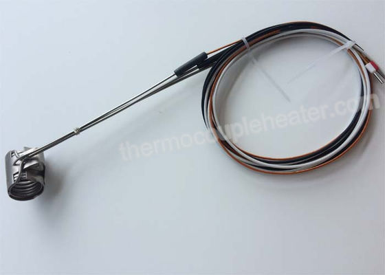 De asverwarmers van de Klem Minirol met Thermokoppel op de Pijp 240V/268W