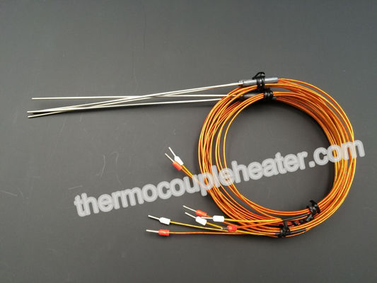 1mm Type K, T, J, N, e-Thermokoppeloto met simplex/duplex/triplex paren