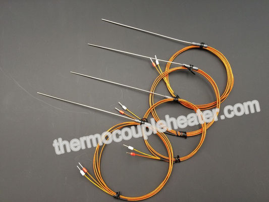 1mm Type K, T, J, N, e-Thermokoppeloto met simplex/duplex/triplex paren