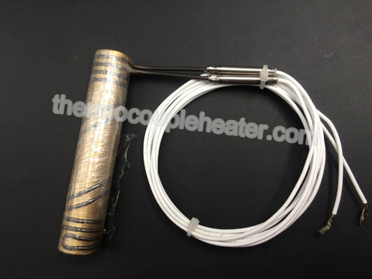 Brass Microtubular Coil Heaters Electric Resistance Heater For Hot Runner Injection Mold