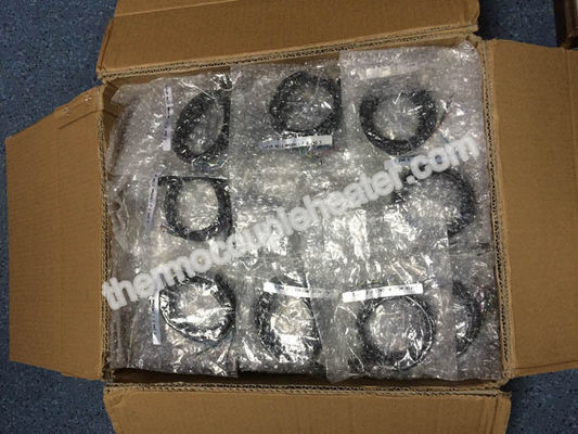 Vochtbestendige Roestvrij staal het Verwarmen Rol met de Zwarte Koker van de Siliconekabel