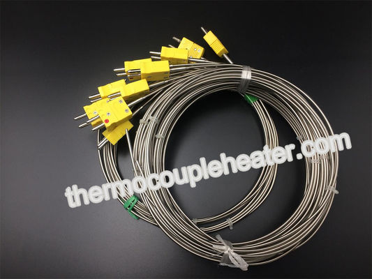 12-480V elektrisch OTO-Thermokoppel met Stoppen, 3.0mm Mineraal Geïsoleerde Kabel