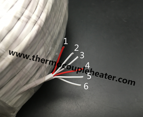 PT100 OTO-Kabel 6-draad met PTFEisolatie