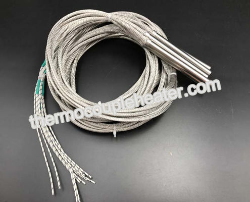 Hoog - verwarmers van de dichtheids leidt de elektrische patroon met intern Verbonden Glasvezel en SS Vlechten