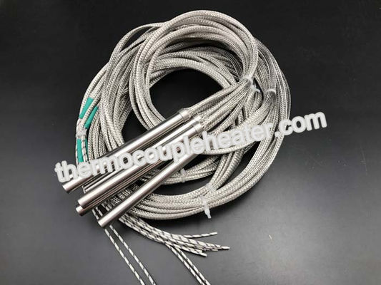 Hoog - verwarmers van de dichtheids leidt de elektrische patroon met intern Verbonden Glasvezel en SS Vlechten