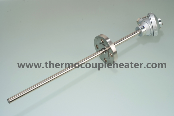 Het Thermokoppeloto PT100 van de temperatuursensor met Flens Thermowell