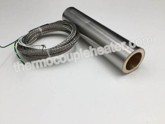 Stainless Steel 304 Armored Coil Heaters With Brass Core / Thermocouple J