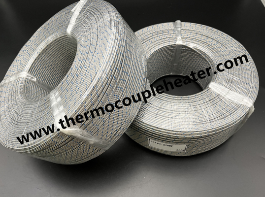 Thermocouple kabel met dubbele glasvezel isolatie en roestvrij staal schild