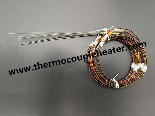 Thermocouple type J en K met Kapton kabel Hot Runner System Temperatuur sensor