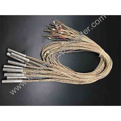 Op maat gemaakte elektrische cartridgeverwarmers met ingebouwde thermocouple