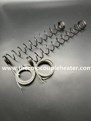 Spiraalverwarmer dwarsdoorsnede 3.2x3.2mm Verscheidene maten radiële stopcontact