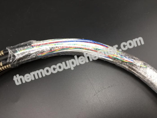 230V 1200W 2 X 4mm Elektrische Weerstandsverwarmer binnen rechtstreeks met j-Type Thermokoppel