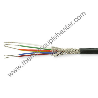 PFA Geïsoleerde RTD-kabel Glasvezel Geflechte Bescherming PT100 Draad FEP Jacket RTD-kabel