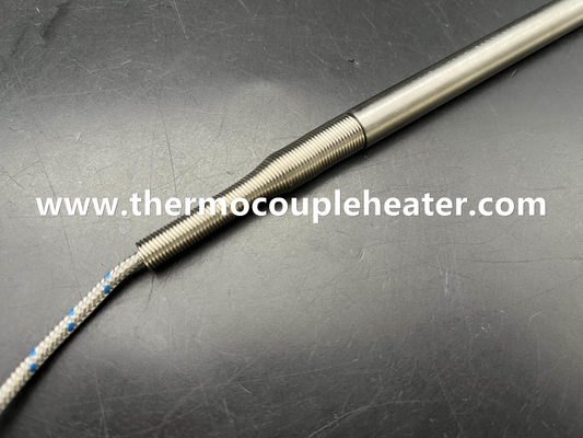 Thermocouple type J Diameter 10 mm, leidingen met veerbescherming