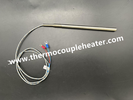 Thermocouple type J Diameter 10 mm, leidingen met veerbescherming