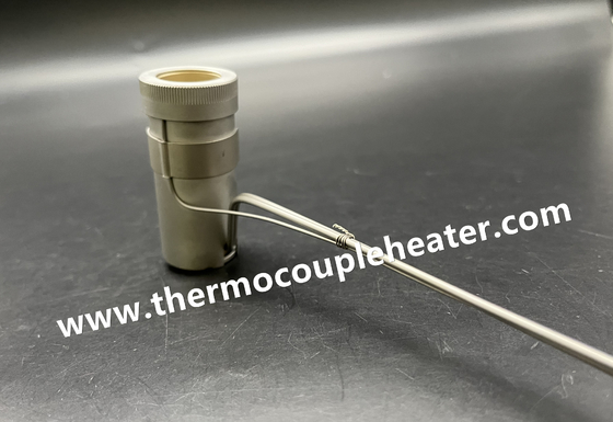 Micro spoelverwarmer met externe thermocouple en moer voor bevestiging