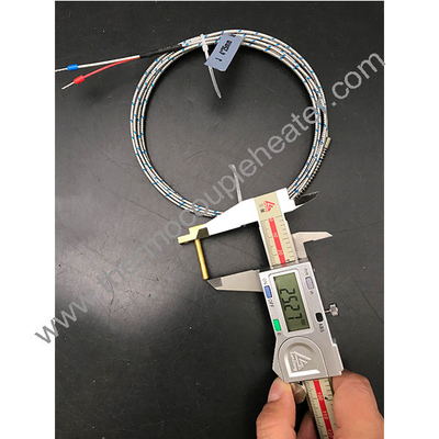 Temperatuursensor thermocouple van type K/J 4x12 mm en 4x25 mm