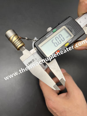 Op maat gemaakte mini-buisbronsverwarmer Kleine grootte Diameter slechts 6 mm