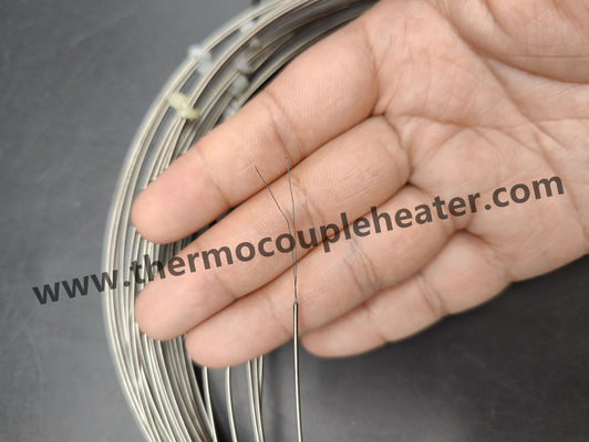 Semi-afgeronde thermocouple sensor mineraal geïsoleerde diameter 1,0 mm met blootgestelde draden