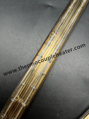 Halogeenlamp Twin Tube Gold Reflector Quartz Tube Infrarood Verwarmer