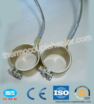 Van de Rolverwarmers van de messingspijp van de de Extruderband het Micaverwarmer met Roestvrij staal Gevlechte Draad