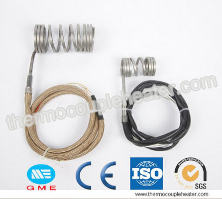 Injection Moulding Machine Spring Enail Hot Runner Coil Heaters With Thermocouple J