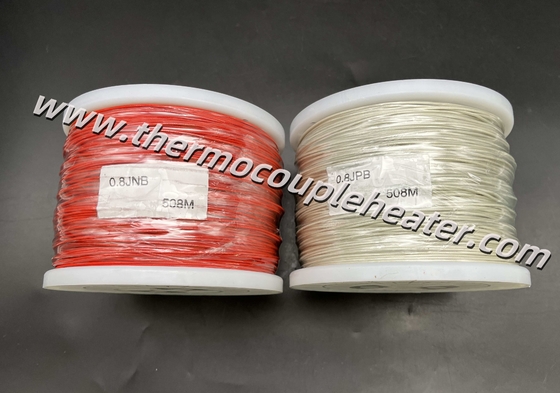 Thermocouple kabel J-type glasvezel geïsoleerd positief en negatief