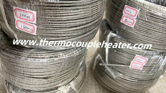 Hoogtemperatuurbestendige kabel glasvezel en mica isolatie stalen mesh bescherming