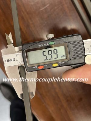 Flexibel buisvormig verwarmingsapparaat Vierkante sectie 6x6 mm Voor warmlopers