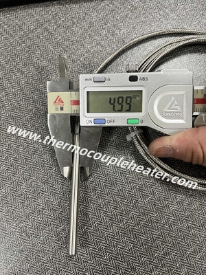 Hoog nauwkeurige temperatuursensor aangepast RTD PT500 2 draad 5x75mm