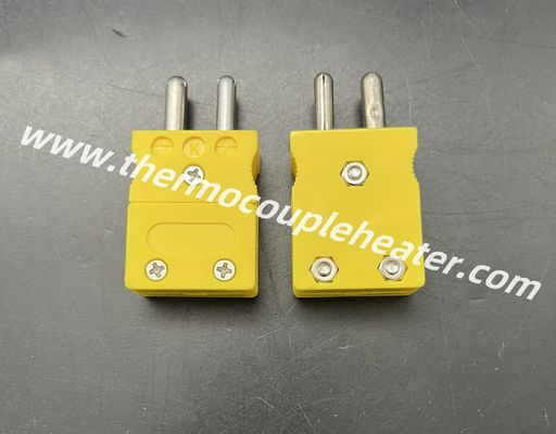 Thermocouple Connector Standard Grootte Type K / J Plug And Jack