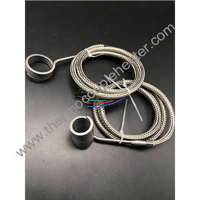 Hot Runner Spring Coil Heater Voor Hot Runner System Met Thermocouple Type J dicht dicht