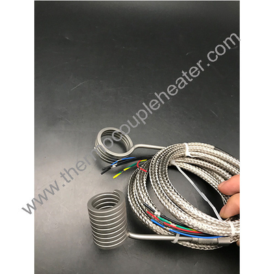 Hot Runner Spring Coil Heater Voor Hot Runner System Met Thermocouple Type J dicht dicht